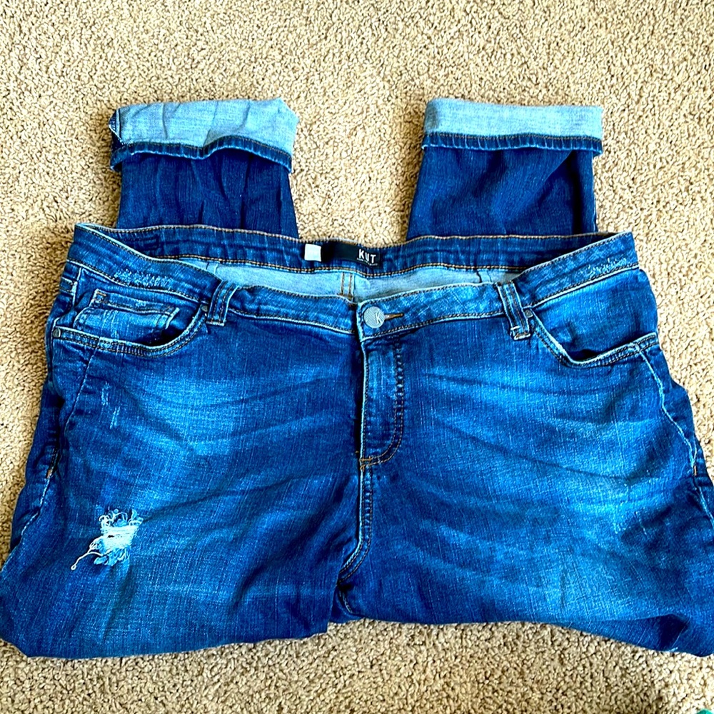 Kit from the Kloth Catherine Slouchy Boyfriend Jeans, Size 20W